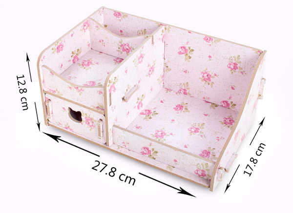 Hộp đồ trang sức in hoa rẻ đẹp